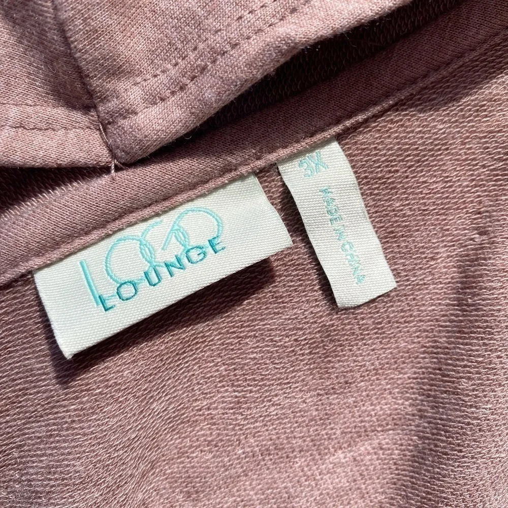 LOGO Lounge Lori Goldstein open Cardigan Chiffon hem detail - Picture 7 of 12